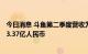 今日消息 斗鱼第二季度营收为18.33亿人民币  去年同期为23.37亿人民币