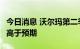 今日消息 沃尔玛第二季度营收1528.6亿美元 高于预期