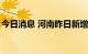 今日消息 河南昨日新增本土无症状感染者2例