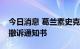 今日消息 葛兰素史克将在拜耳案中提交自愿撤诉通知书