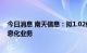 今日消息 南天信息：拟1.02亿元收购工投软件 拓展军工信息化业务