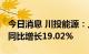 今日消息 川投能源：上半年净利润15.6亿元 同比增长19.02%