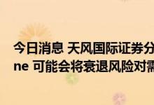 今日消息 天风国际证券分析师郭明錤：尽快发布/出货iPhone 可能会将衰退风险对需求的影响降至最低