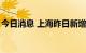 今日消息 上海昨日新增本土无症状感染者4例