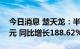 今日消息 楚天龙：半年度净利润7114.93万元 同比增长188.62%