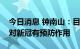 今日消息 钟南山：目前没有一款药物被证实对新冠有预防作用