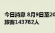 今日消息 8月9日至20日14时，海南累计送返旅客143782人