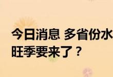 今日消息 多省份水泥价格上调，“金九银十”旺季要来了？