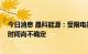 今日消息 晶科能源：受限电影响 子公司产能恢复满产运行时间尚不确定