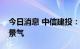 今日消息 中信建投：震荡轮动，逢调整把握景气