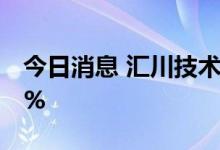 今日消息 汇川技术：上半年净利同比增长26%