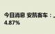 今日消息 安凯客车：上半年净亏损同比扩大44.87%