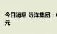 今日消息 远洋集团：中期全面亏损总额8.8亿元