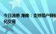 今日消息 海南：支持用户侧储能、虚拟电厂等资源参与市场化交易