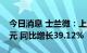 今日消息 士兰微：上半年实现净利润5.99亿元 同比增长39.12%