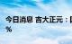 今日消息 吉大正元：国投高科拟减持不超过1%