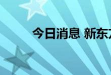 今日消息 新东方美股盘前涨超5%