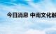 今日消息 中南文化触及跌停 上演天地板