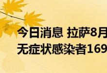 今日消息 拉萨8月24日新增确诊病例21例、无症状感染者169例