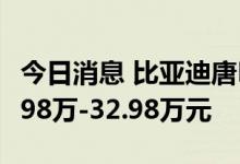 今日消息 比亚迪唐DM-p上市 补贴后售价28.98万-32.98万元