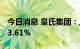 今日消息 皇氏集团：上半年净利同比增长813.61%