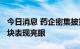 今日消息 药企密集披露半年报 中药、CXO板块表现亮眼