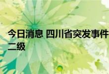 今日消息 四川省突发事件能源供应保障应急响应级别下调至二级