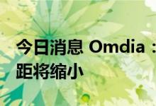 今日消息 Omdia：预计LG与TCL的出货量差距将缩小