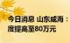 今日消息 山东威海：住房公积金最高贷款额度提高至80万元