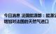 今日消息 法国能源部：能源公司Engie和Sonatrach谈判以增加对法国的天然气进口