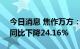 今日消息 焦作万方：上半年净利3.83亿元，同比下降24.16%