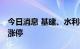 今日消息 基建、水利板块异动反弹 成都路桥涨停