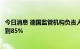 今日消息 德国监管机构负责人：德国天然气储存量几乎已达到85%