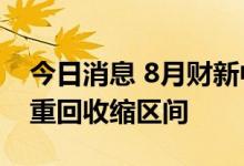 今日消息 8月财新中国制造业PMI降至49.5 重回收缩区间