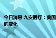 今日消息 九安医疗：美国停止免费发放试剂盒会带来商业上的变化