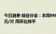 今日消息 硅业分会：本周M6单晶硅片成交均价维持在6.32元/片 周环比持平