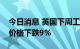 今日消息 英国下周工作日交付的批发天然气价格下跌9%