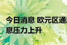 今日消息 欧元区通胀率升至9.1% 欧洲央行加息压力上升