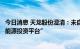 今日消息 天龙股份澄清：未自行或授权他人开发和运营“新能源投资平台”