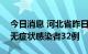 今日消息 河北省昨日新增确诊病例4例 新增无症状感染者32例