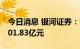 今日消息 银河证券：公募基金上半年亏损6401.83亿元