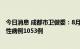 今日消息 成都市卫健委：8月12日以来成都累计报告本土阳性病例1053例