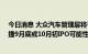 今日消息 大众汽车管理层将于9月5日举行会议，讨论保时捷9月底或10月初IPO可能性