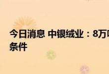 今日消息 中银绒业：8万吨磷酸铁锂项目尚不具备开工建设条件