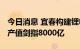 今日消息 宜春构建锂电新能源产业新高地 年产值剑指8000亿