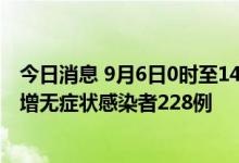 今日消息 9月6日0时至14时 西藏新增本土确诊病例32例 新增无症状感染者228例