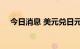 今日消息 美元兑日元USD/JPY站上141