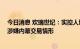 今日消息 欢瑞世纪：实控人增持计划具备可实现性 不存在涉嫌内幕交易情形