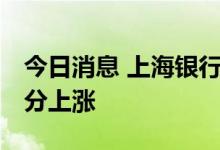 今日消息 上海银行间同业拆放利率Shibor部分上涨