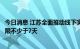 今日消息 江苏全面推动线下实体店购物无理由退货，退货时限不少于7天